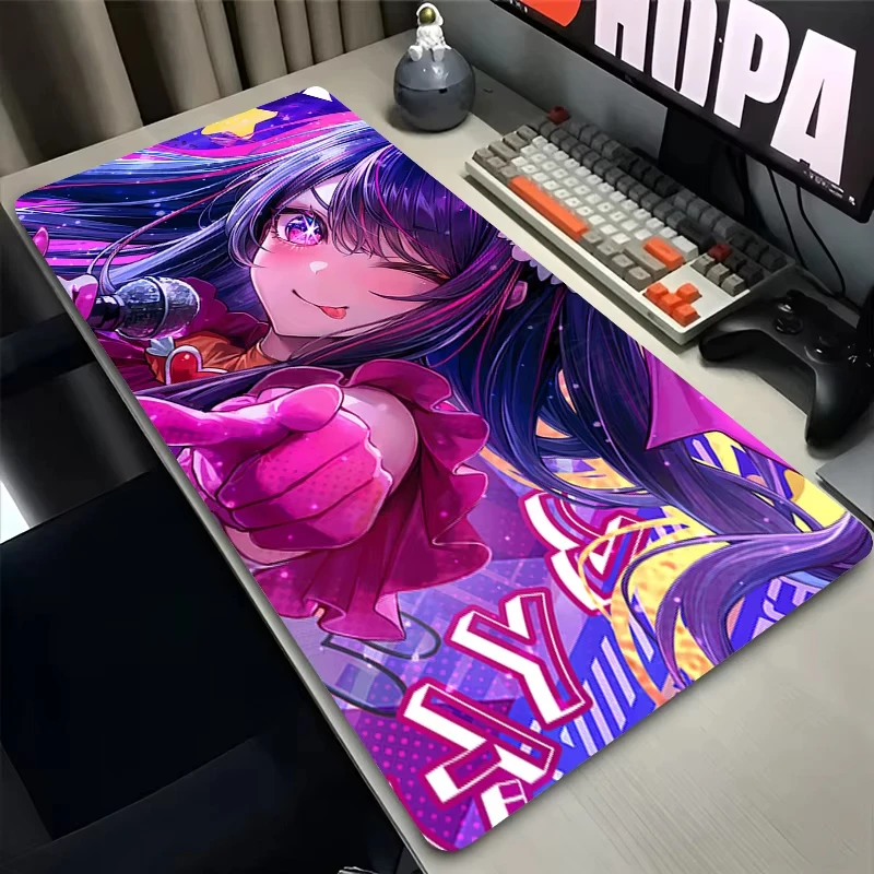 Mauspad PC Rutschfestes Gummi Niedliches Mauspad Laptop Gamer Schrank Tastatur Pad Oshi No Ko Büro Computer Gaming Schreibtisch Mauspad Image