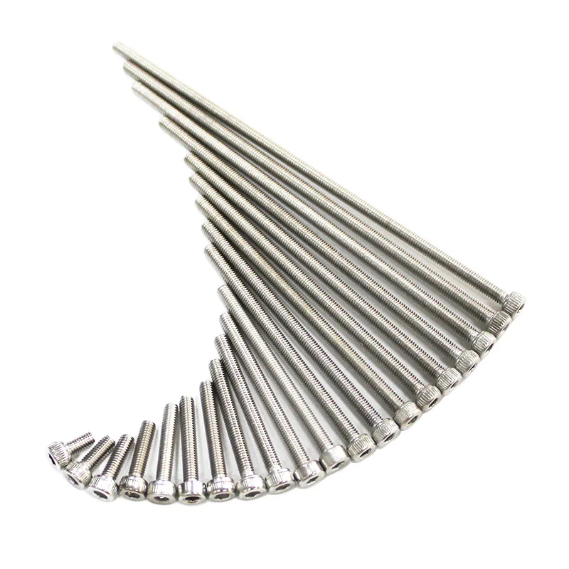 M3 M4 M5 M6 M7 M8 Edelstahl Sechskantschraube Innensechskantschrauben Inbus lang 100 mm 110 mm 120 mm 130 mm 140 mm 150 mm 160 mm 170 mm 200 mm Image