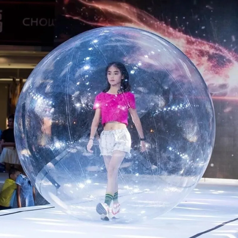 Aufblasbarer Wasserlaufball Tanzball Wasserball TPU Material 2m Durchmesser Wasserballon Zorb Ball zum Verkauf Image