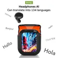 Traduttore HTC NE20 Nuove cuffie wireless Bluetooth 6.0 Auricolari per traduzione Classificazione impermeabile IPX4 Batteria a lunga durata