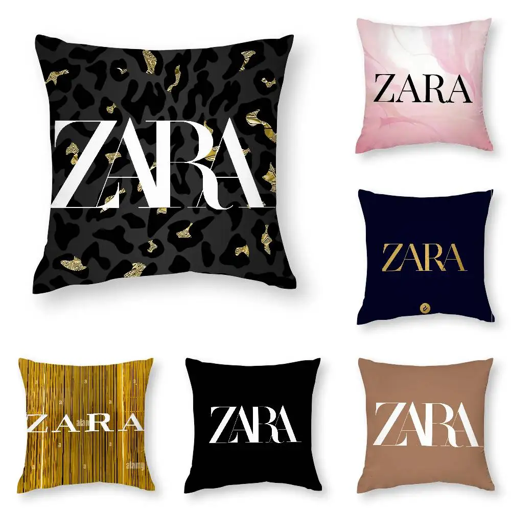 Fishon Z-Zara Design Kissenbezug 3D-Druck Polyesterfaser 40 * 40 cm Home Sofa Überwurf Dekoration Festival Geschenk Image