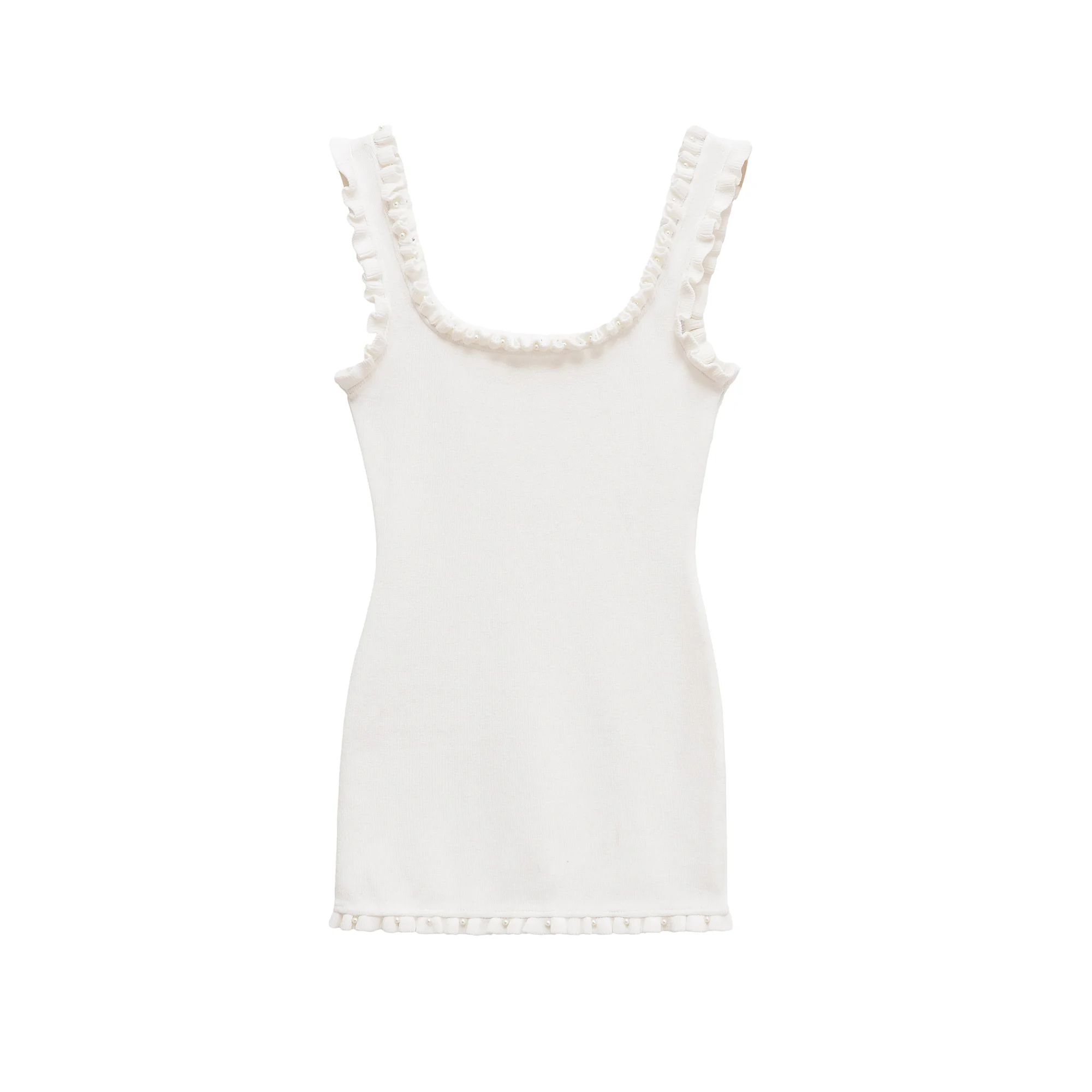 Frauen Y2K 2025, Sommer Frau Solide Muster Mini Kleid Beiläufige Dünne Ärmellose Party Abend Vestidos 5584209 Image