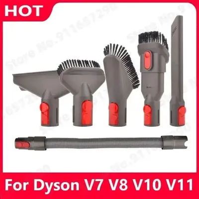 Staubbürste Saugkopf Teile für Dyson V8 V7 V10 V11 Roboter Staubsauger Zubehör Ersatz Anschluss Schlauch Kit Image