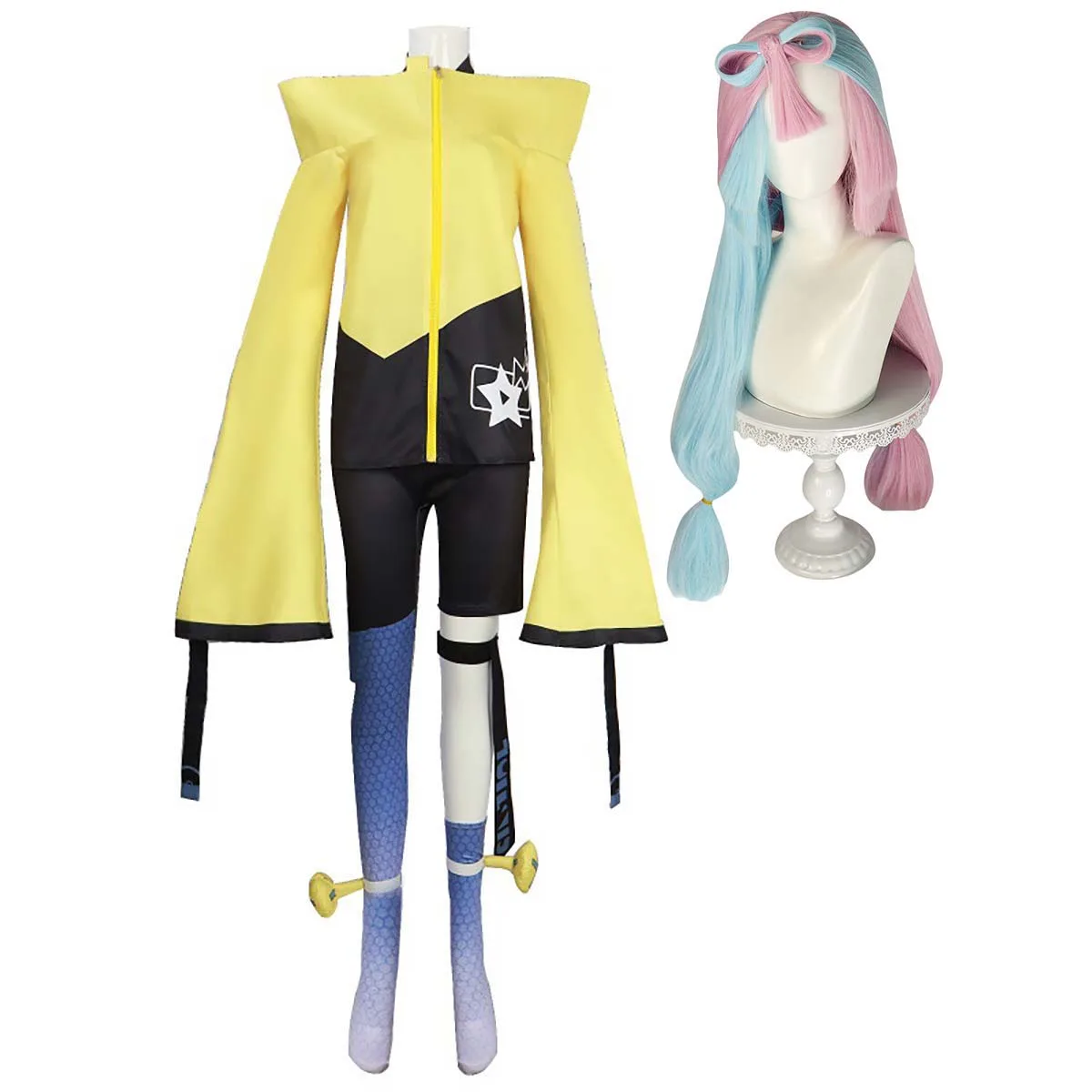 Frauen Halloween Karneval Party Spiel Scarlet und Violet Iono Cosplay Kostüm Outfits oder Perücke Image