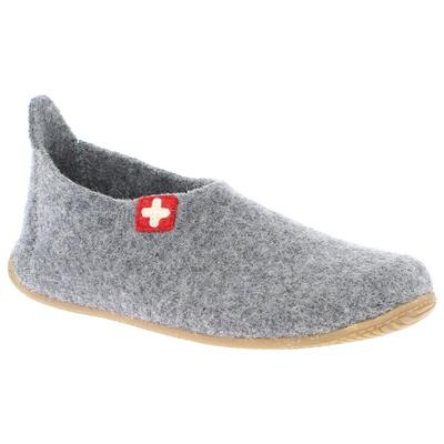 Living Kitzbühel - Slipper Schweizer Kreuz No. 4249 - Hüttenschuhe 38 | EU 38 grau Image
