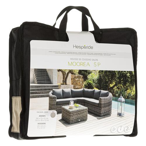 Housse de coussin pour salon MOORÉA 5 places Savana - Polyester Hespéride