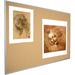 MooreCo Natural Add Cork Wall Mounted Bulletin Board Cork/Metal in Brown | 48 H x 0.44 D in | Wayfair 302AK-01