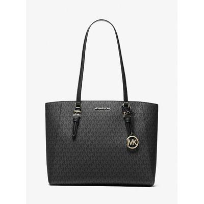 Michael Kors Charlotte Large 3-in-1 Signature Logo Tote Bag Black One Size