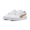 Sneaker PUMA "CARINA 3.0 DAYINIGHT", Gr. 37,5, weiß (puma weiß, puma gold), Synthetik, sportlich, Schuhe