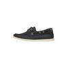 Bootsschuh HENRY STEVENS "Elia M DS Freizeitschuh", Herren, Gr. 46, blau (navy), Leder, modisch, Schuhe, Herren Halbschuh Leder handgefertigt, Slipper
