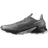 Laufschuh SALOMON "ALPHACROSS 5", Gr. 49, grau (pewter), Textil, sportlich, Schuhe