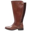Weitschaftstiefel SHEEGO, Damen, Gr. 41, braun, Leder, Schuhe