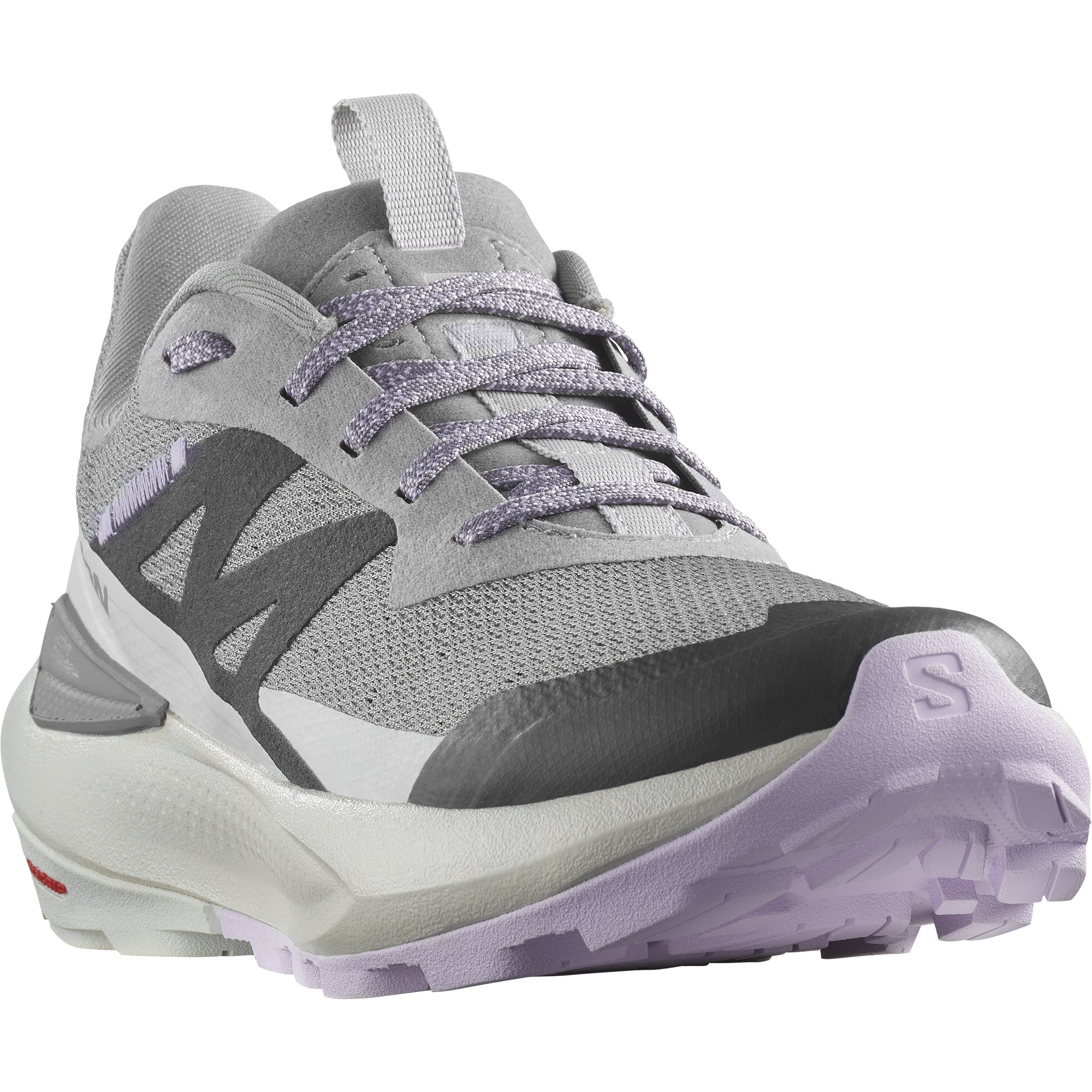Outdoorschuh SALOMON "ELIXIR ACTIV W", Damen, Gr. 37, grau (sharkskin, glacier gray, orchid petal), Synthetik, Textil, Schuhe Outdoorschuh