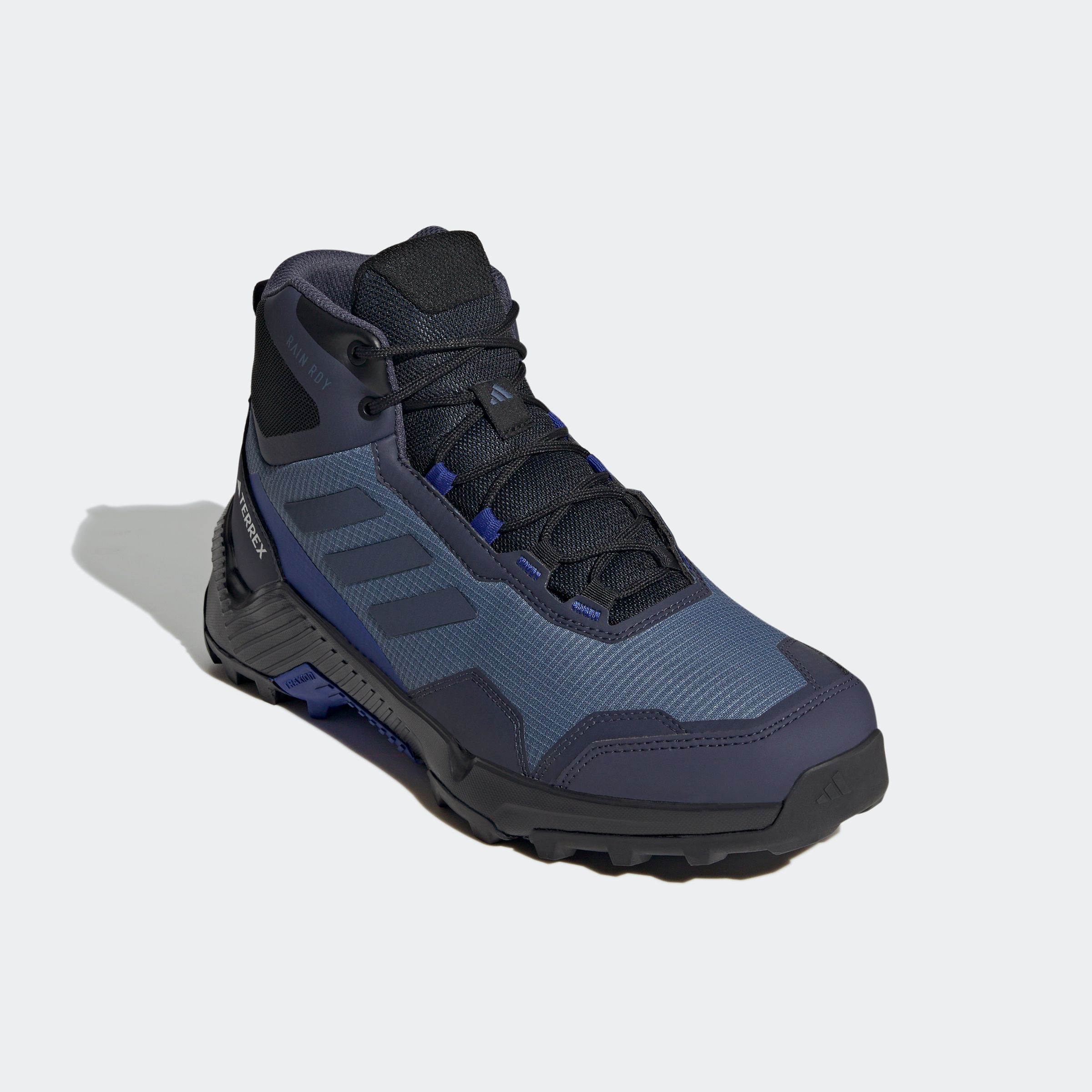 Wanderschuh ADIDAS TERREX "EASTRAIL 2.0 MID RAIN.RDY", Gr. 44,5, blau (wonder steel, shadow navy, semi lucid blau), Synthetik, Textil, Schuhe, wasserdicht, Topseller