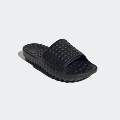 Badesandale ADIDAS SPORTSWEAR "ADISSAGE 360REC SLIDES", Gr. 46, schwarz (core schwarz, core schwarz, core schwarz), Synthetik, sportlich, Schuhe Image