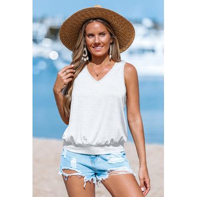 Earthy Vibes White Top