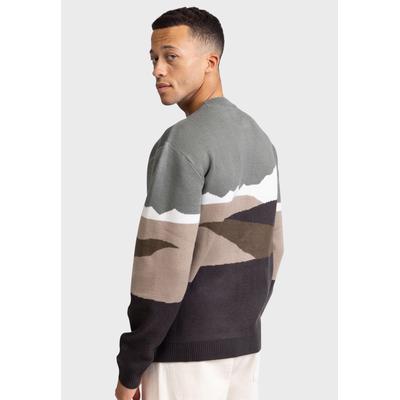 Rundhalspullover REDEFINED REBEL "Redefined Rebel Knit RRColby Knit REGULAR FIT", Herren, Gr. XXL, grün (agave grün), 90% Acryl/10% Nylon, Pullover Image