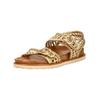 Riemchensandale INUOVO "INUOVO Sandalen Leder", Damen, Gr. 37, gold, Leder, casual, Schuhe