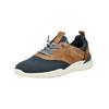 Sneaker MUSTANG SHOES "Mustang Shoes Sneaker Lederimitat/Textil", Herren, Gr. 44, blau (navy), Lederimitat, Textil, casual, Schuhe