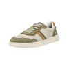 Sneaker MUSTANG SHOES "Mustang Shoes Sneaker Lederimitat", Herren, Gr. 40, grün (khaki), Lederimitat, casual, Schuhe