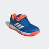 Hallenschuh ADIDAS PERFORMANCE "SPEEDCOURT INDOOR KIDS E", Gr. 38, bright royal, cloud weiß, team solar orange, Textil, Synthetik, sportlich, Schuhe, geeignet für jeden Hallensport