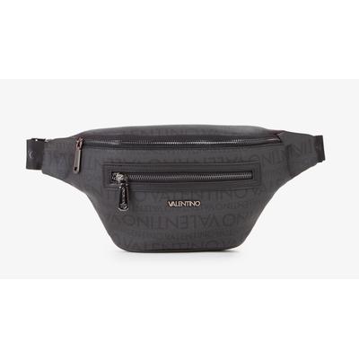 Bauchtasche VALENTINO BAGS "BELT BAG BILLION", Damen, Gr. B/H/T: 35cm x 13cm x 9cm, antrac, nero, Polyurethan, Taschen, Gürteltasche, Schultertasche Image
