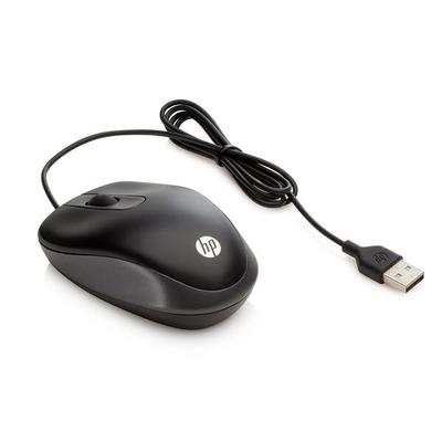HP Kabelgebundene Maus »Travel Mouse« schwarz, 5.9x3.7x9.8 cm