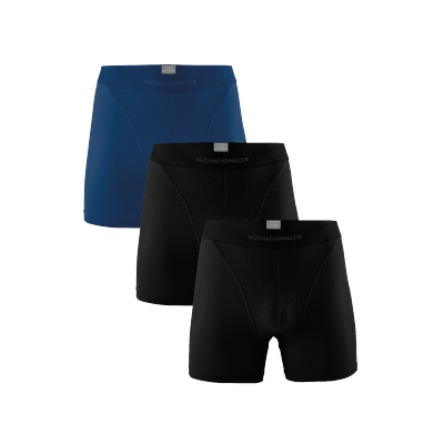 Muchachomalo Herren Pima Baumwolle Boxer Shorts - 3er Pack - Herren Unterwäsche Image