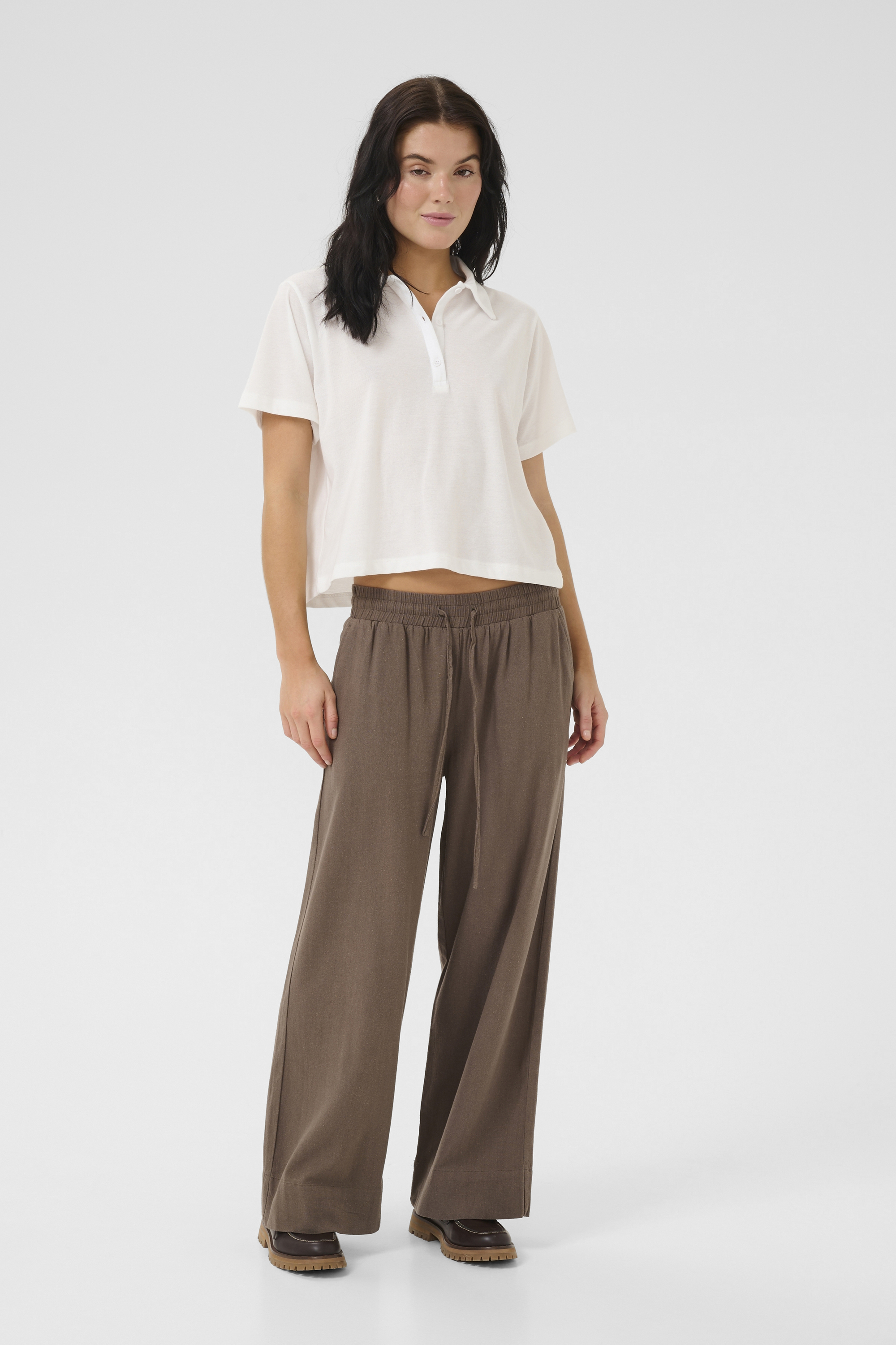 Casual Hose Casual fit dark brown Image
