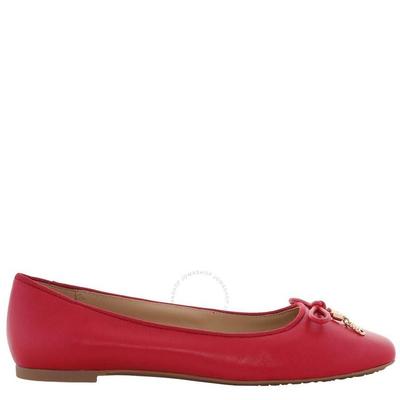 Nori Leather Ballet Flats, Brand Us - Red - Michael Kors Flats