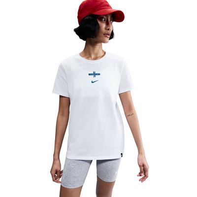 England Lionesses Nike Crest T-Shirt 2025 - Weiß - Damen Image