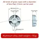 Testina universale per decespugliatore in alluminio con 4 linee per decespugliatore, tagliaerba, accessori per tosaerba