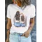 T-shirt da donna casual di nuova moda y2k top camicie per abbigliamento donna donna