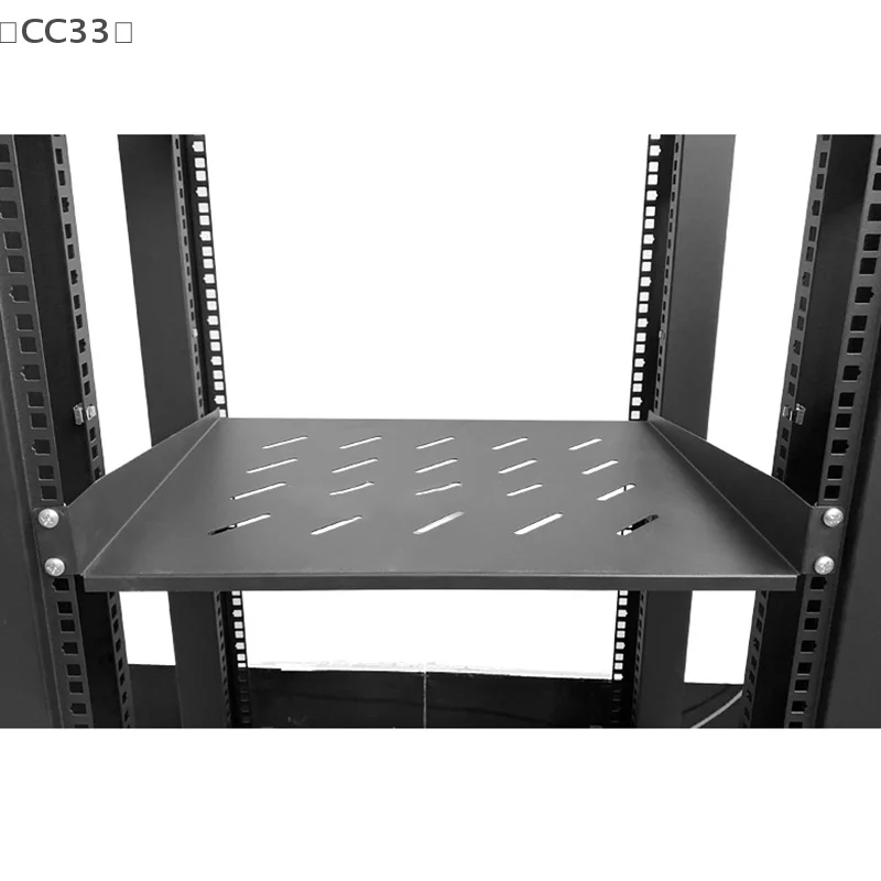ΣCC33 Sigur1U Server-Rackmontage-Regal, belüftetes freitragendes Tablett für 19-Zoll-Netzwerkgeräte-Rack und Schrank, feine Verarbeitung Image