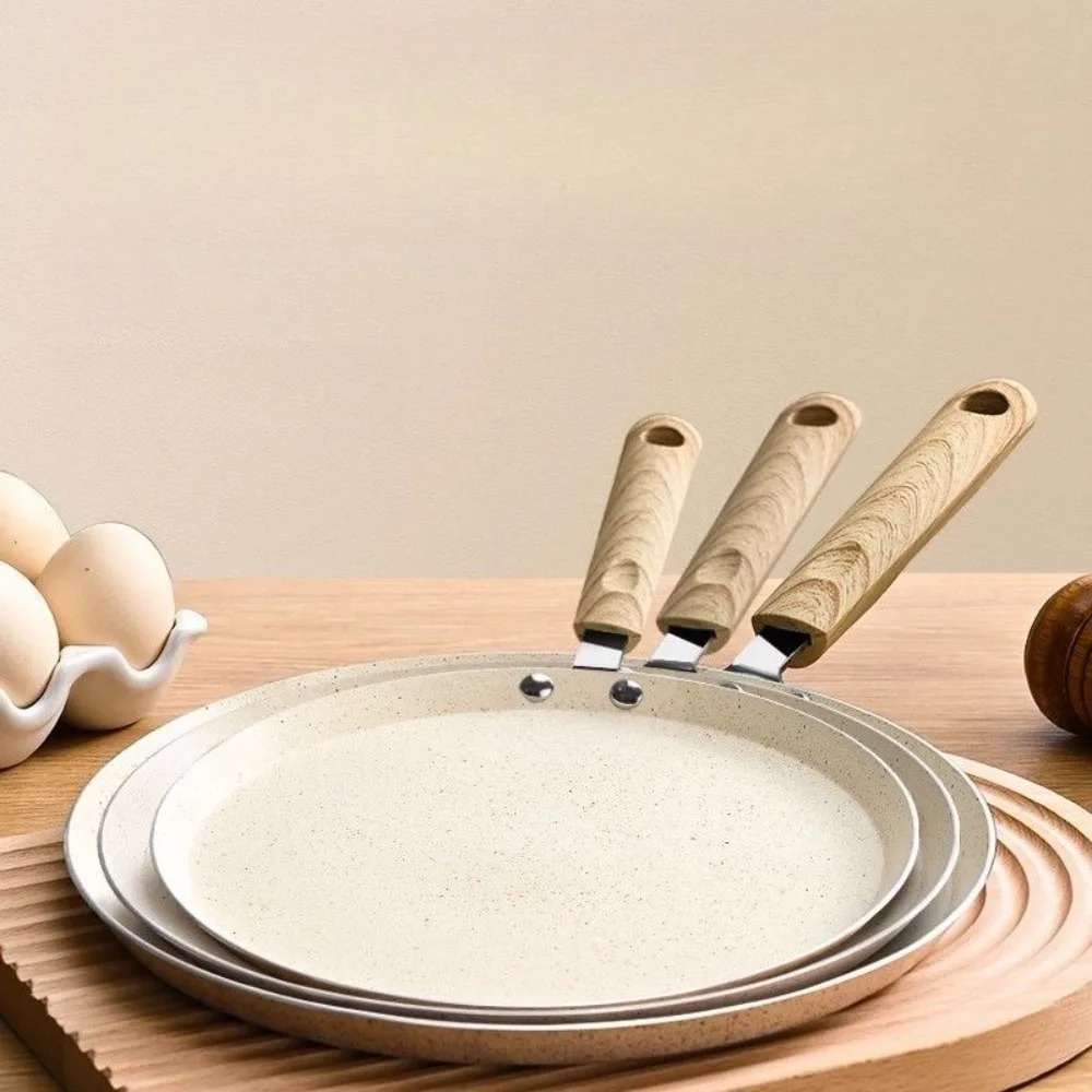 10-Zoll-Bratpfanne, Krepppfanne, antihaftbeschichtete Krepppfanne mit abnehmbarem Griff, Tortilla-Pfanne, Grillplatte, Pfannkuchenpfanne für Roti Indian Image