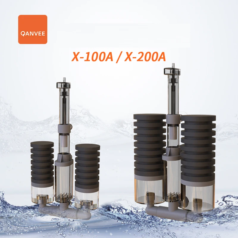 QANVEE Bio-Schwammfilter für Aquarien, Luftinnenraum, Innenwasserfilter, 3-in-1-Zubehör, Angeltank, Filtro-Terrarium-Reiniger Image