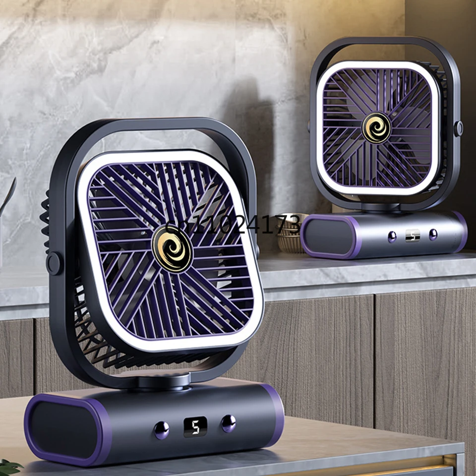 Wiederaufladbarer elektrischer Ventilator mit großer Kapazität, elektrischer Kühlventilator JMF-9 Image