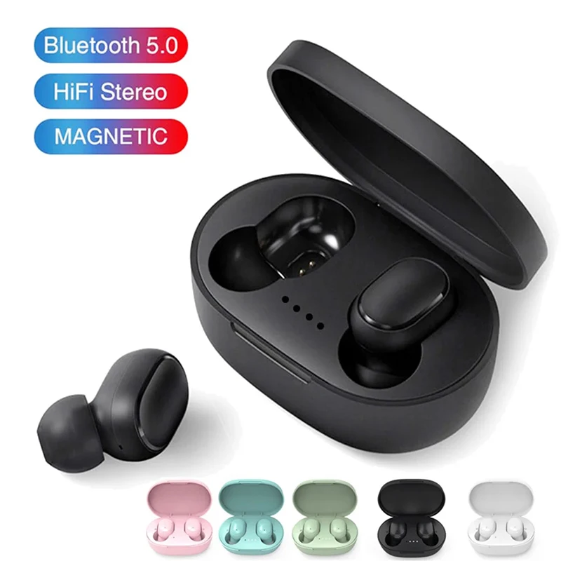 TWS A6S Bluetooth Kopfhörer Drahtlose Bluetooth Headset Noise Cancelling Headsets Mit Mikrofon Kopfhörer Für Huawei Xiaomi Image