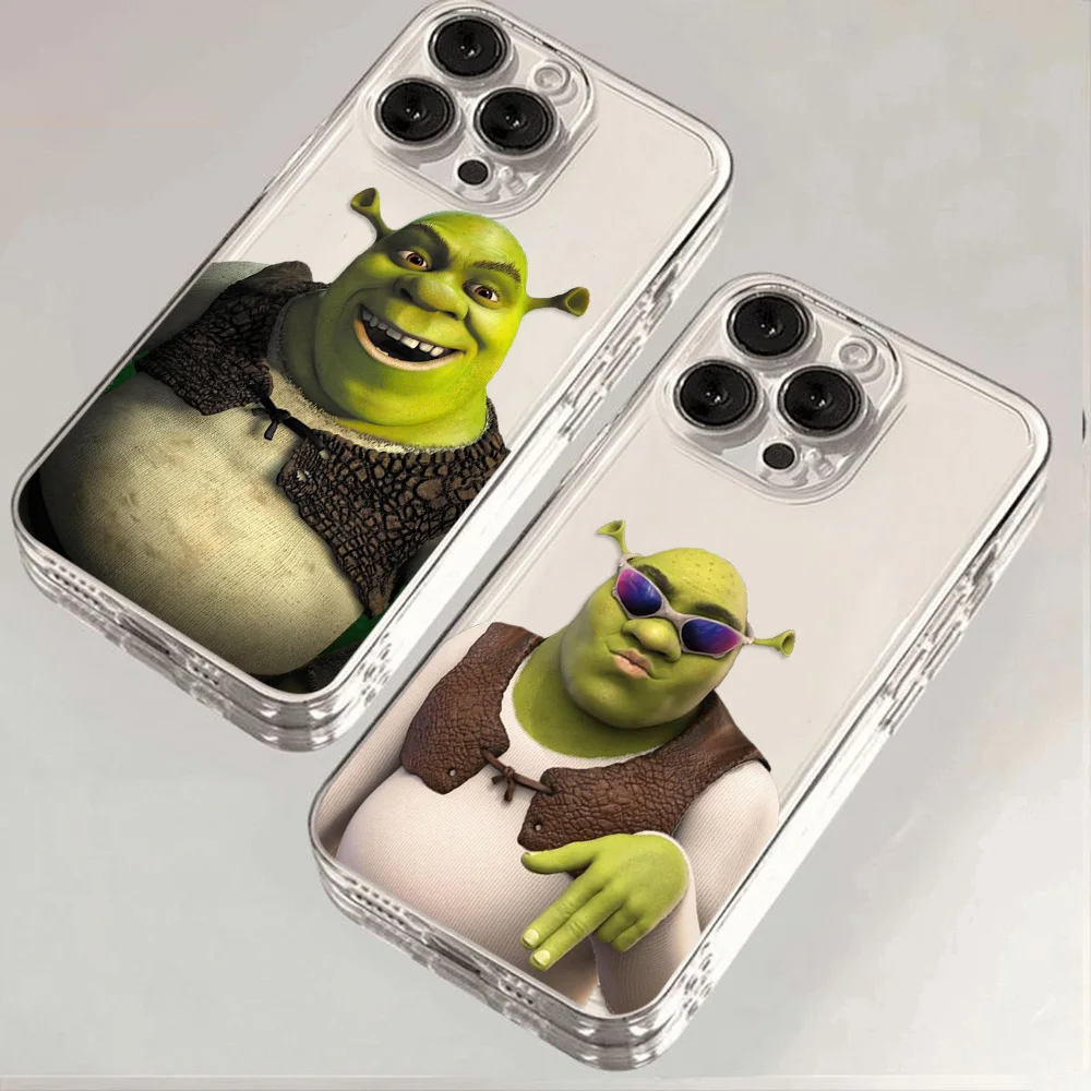 Cartoon Funny Phone Case For Xiaomi Redmi S-Shreks Note 14 13 12 12S 12C 11 10 10C 13C 10s A2 A3 Pro Plus 4G 5G soft TPU Cover