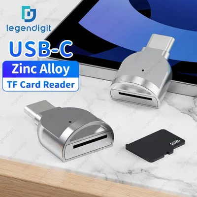 TYPEC to Micro SD Card Reader for Samsung Galaxy Huawei Xiaomi OTG Adapter Camera USBC TF Memory Card Reader for iPad iPhone15