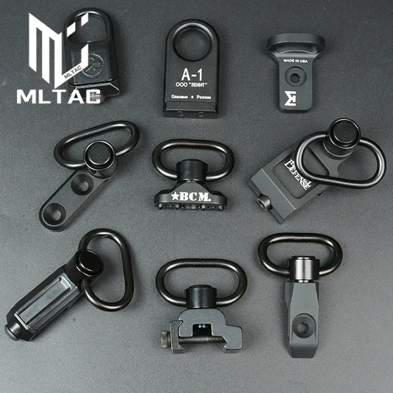Tactic Gear Strap Buckle QD Sling Swivel 20mm Picatinny Rail Mount Base Quick Detach Rail Mount für Mlok Rail Gun Zubehör Image