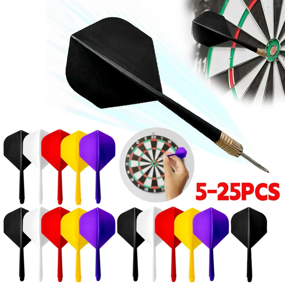 5–25 Stück integrierte Dart-Flights und Schaft, Anti-Fall-Kunststoff, integrierter Dart-Schaft, professionelle 2BA-Schraube, In-One-Dart-Flights, 7 cm Image