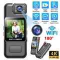 Mini videocamera WiFi 4K Videoregistratore digitale portatile Ultra HD con visione notturna a infrarossi per polizia BodyCam Sport DV e equitazione