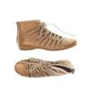Dkode Damen Stiefelette, Gr. 37, braun, Leder