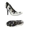 Irregular Choice Damen Pumps, Gr. 39, schwarz, Kunstleder