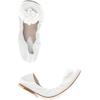 Bloch Damen Ballerinas, Gr. 37, weiß, Leder