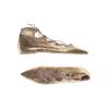 Pretty Ballerinas Damen Halbschuh, Gr. 42, gold, Leder