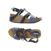 Desigual Damen Sandale, Gr. 38, blau, kein Etikett