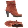 Marc Shoes Damen Stiefelette, Gr. 37, rot, Wildleder