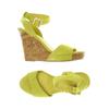 Zign Damen Sandale, Gr. 38, gelb, Leder